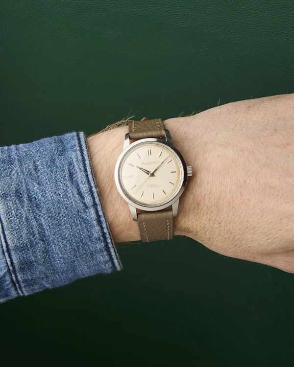 IWC Ref.666A Ingenieur Creamy Eggshell Dial Vintage Steel Watch - image 16