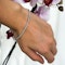 Modern Diamond and Platinum Line Bracelet 1.92ct - image 7