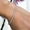 Modern Diamond and Platinum Line Bracelet 1.92ct - image 8