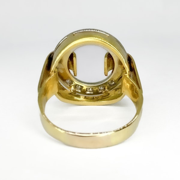 Pave Diamond Circle Ring - Saddingtons Jewellery Stand 375 - image 3