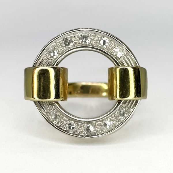 Pave Diamond Circle Ring - Saddingtons Jewellery Stand 375 - image 1