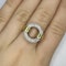 Pave Diamond Circle Ring - Saddingtons Jewellery Stand 375 - image 4