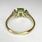 Emerald Diamond Trilogy Ring - Saddingtons Jewellery Stand 375 - image 4