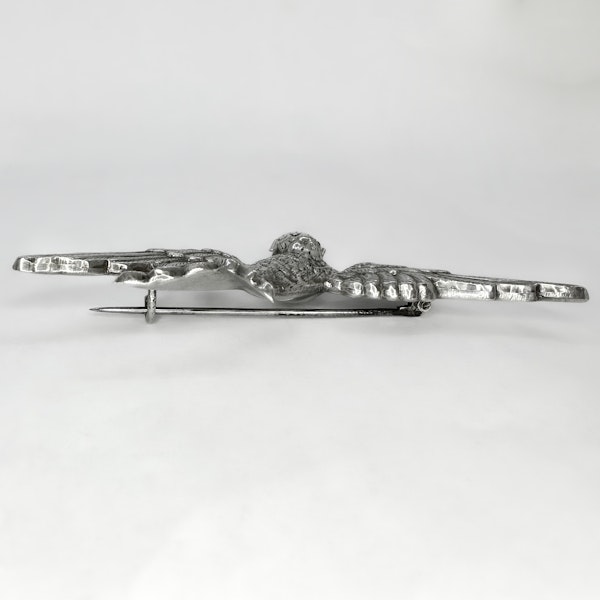 Victorian Silver ‘Love Bird’ Brooch - Saddingtons Jewellery Stand 375 - image 3