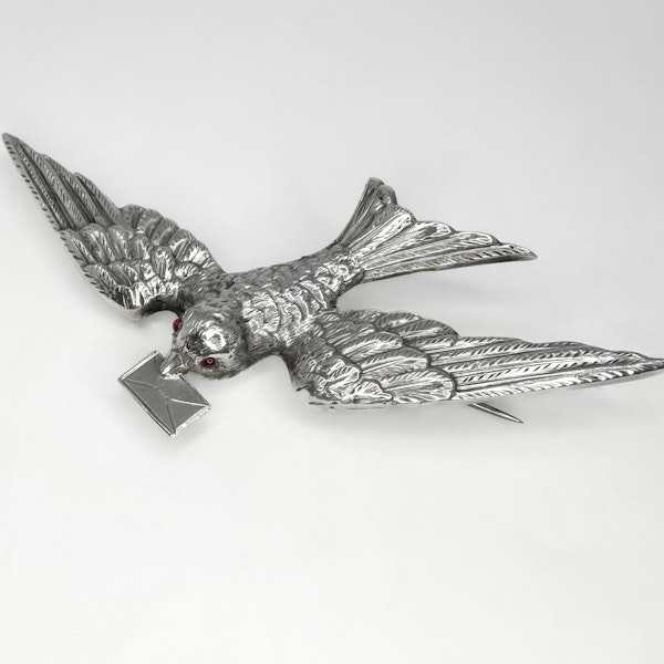 Victorian Silver ‘Love Bird’ Brooch - Saddingtons Jewellery Stand 375 - image 2