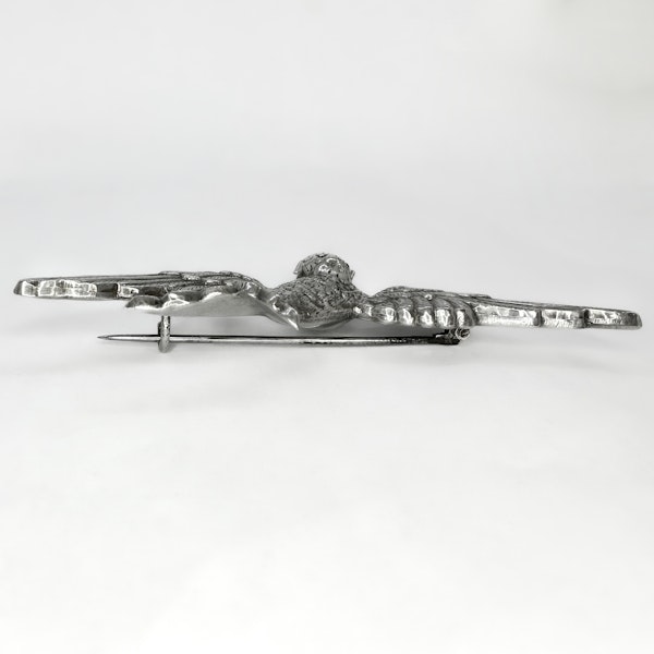 Victorian Silver ‘Love Bird’ Brooch - Saddingtons Jewellery Stand 375 - image 4