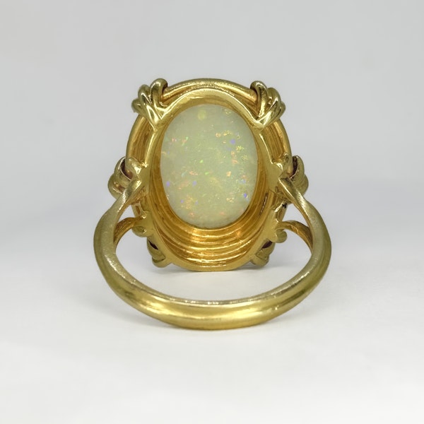 Arts and Crafts Opal Ring - Saddingtons Jewellery Stand 375 - image 3