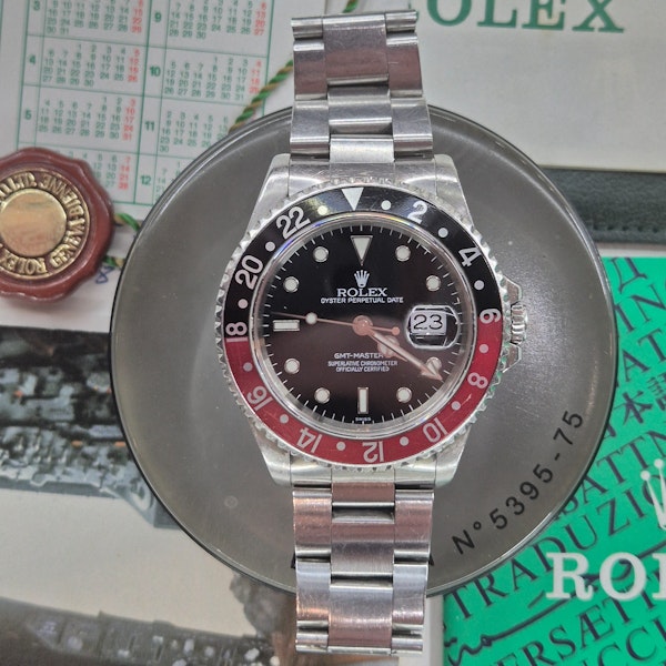 Rolex GMT Master 16710 'Coke' - Full unpolished Set from 1999 Serviced - image 14