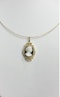Antique victorian onyx agate cameo Pendant Necklace - image 2