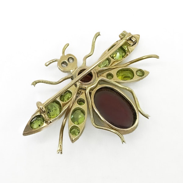 Antique Edwardian Bug Brooch - Saddingtons Jewellery Stand 375 - image 2