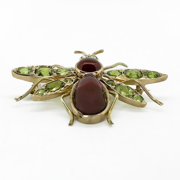 Antique Edwardian Bug Brooch - Saddingtons Jewellery Stand 375 - image 4