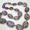 Late Victorian Amethyst Gold Necklace - Saddingtons Jewellery Stand 375 - image 2