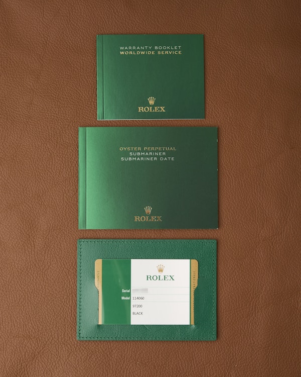 Rolex Ref.114060 Submariner No Date Oyster Full Set Box Papers 2020 - image 15