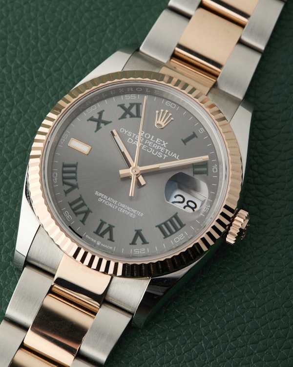 Rolex Ref.126231 Datejust 36 Wimbledon Dial Two Tone Full Set 2024 - image 6