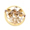 14ct Gold & Pearl Grapevine Brooch - image 2
