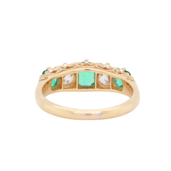 Emerald and Diamond Engagement Ring - Charlotte Sayers - image 3
