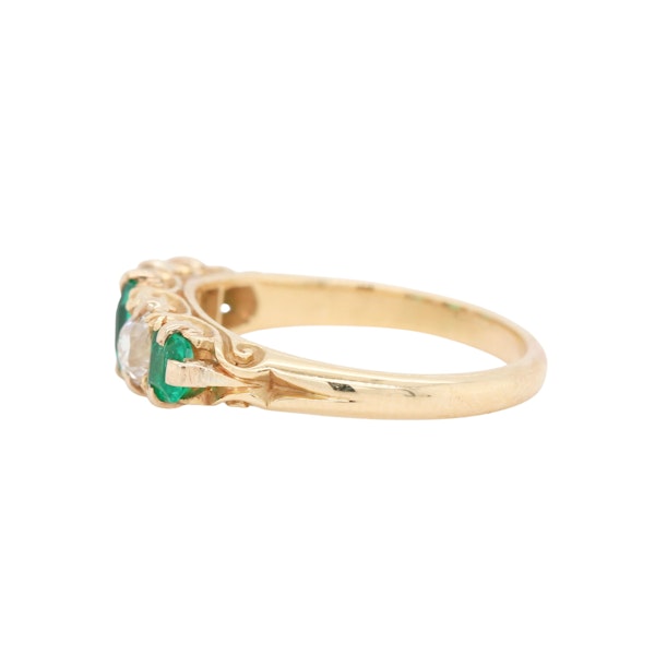 Emerald and Diamond Engagement Ring - Charlotte Sayers - image 4