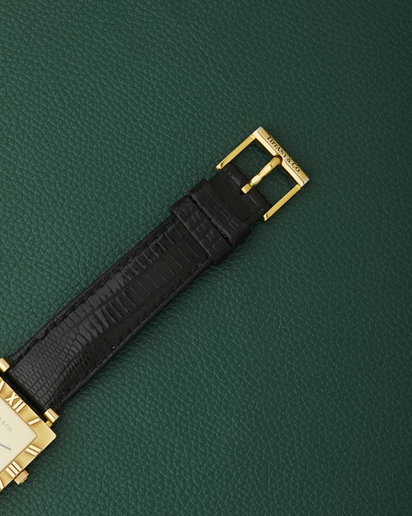 Tiffany & Co. Atlas Ref. L3630 Square 18k Yellow Gold With Box - image 7
