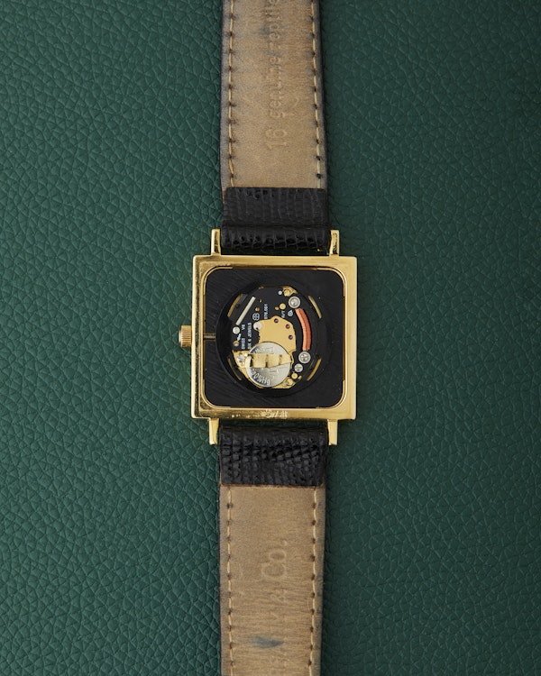 Tiffany & Co. Atlas Ref. L3630 Square 18k Yellow Gold With Box - image 11