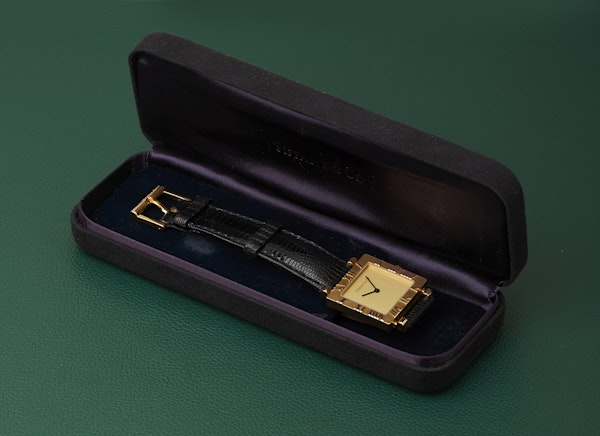 Tiffany & Co. Atlas Ref. L3630 Square 18k Yellow Gold With Box - image 15