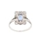 Ceylon Sapphire Old Mine Cut Diamond Cluster Ring - Charlotte Sayers - image 3