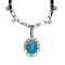 Stunning Articulated Turquoise Halo Necklace - image 3