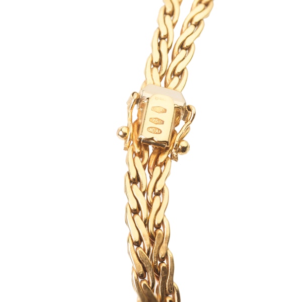UnoAErre Tassel Necklace in 18ct Gold - image 2