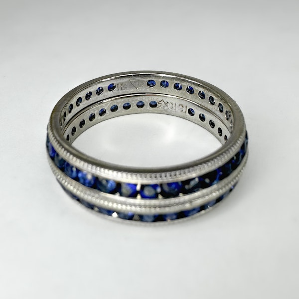 Stacking Sapphire Eternity Rings - Saddingtons Jewellery Stand 375 - image 4