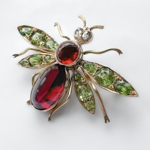 Antique Edwardian Bug Brooch - Saddingtons Jewellery Stand 375