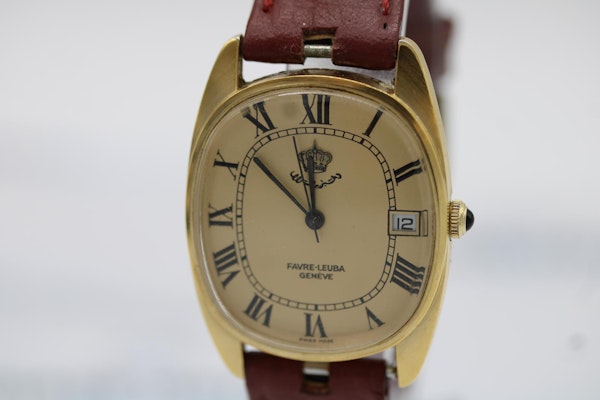 Favre-Leuba 6600-51 Jordanian Crown cipher Dial - image 6