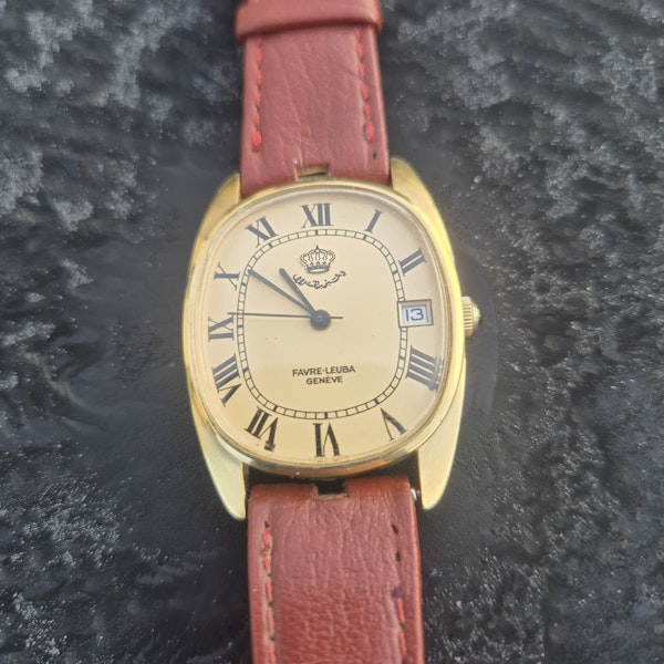 Favre-Leuba 6600-51 Jordanian Crown cipher Dial - image 14