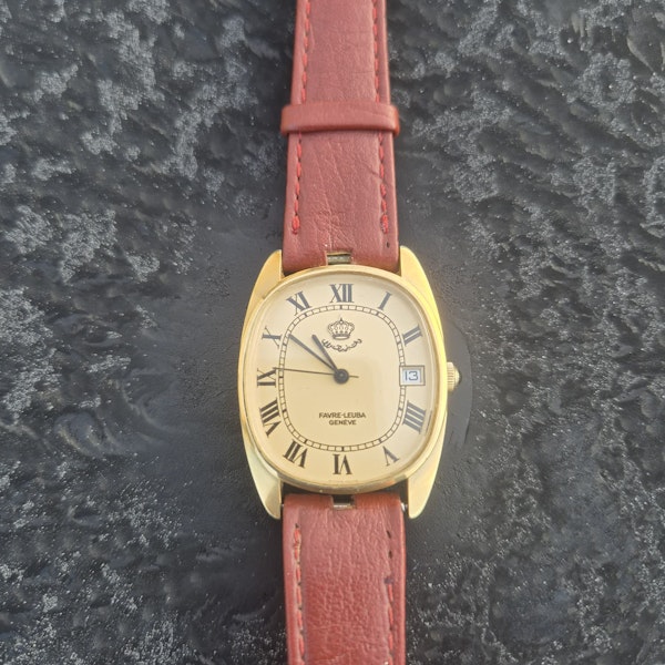 Favre-Leuba 6600-51 Jordanian Crown cipher Dial - image 13