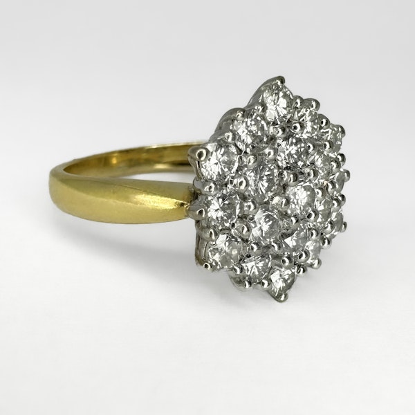 Diamond Halo Cluster Ring - Saddingtons Jewellery Stand 375 - image 2