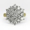Diamond Halo Cluster Ring - Saddingtons Jewellery Stand 375 - image 1