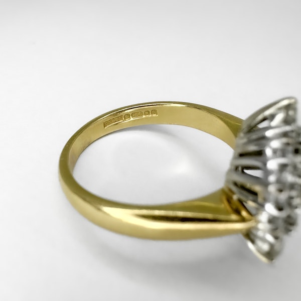 Diamond Halo Cluster Ring - Saddingtons Jewellery Stand 375 - image 4
