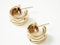 Georg Jensen 18k Gold Fusion earrings - image 2