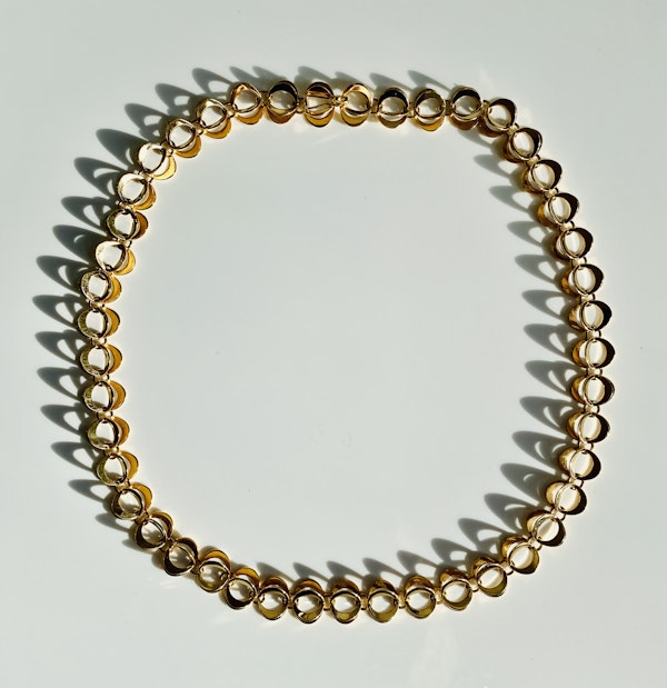 Theresia Hvorslev 18k Gold Flower Necklace - image 1