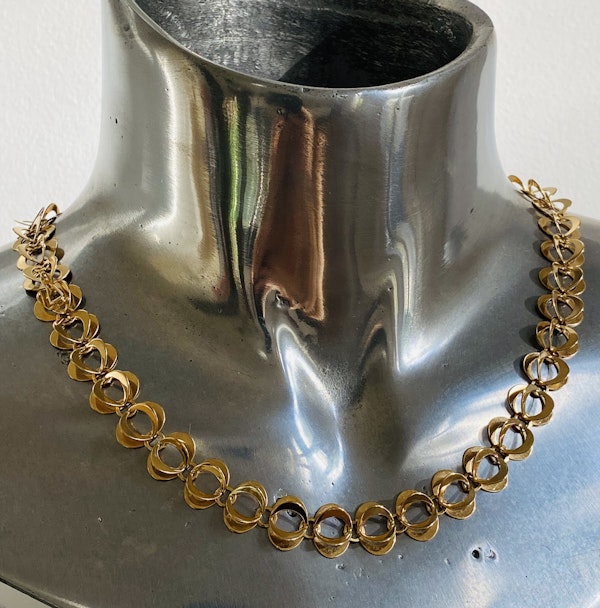 Theresia Hvorslev 18k Gold Flower Necklace - image 3