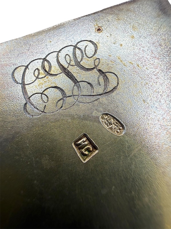 Russian silver gilt and cloisonné enamel vodka cup, Moscow, c.1900 by Ivan Saltykov. - image 6