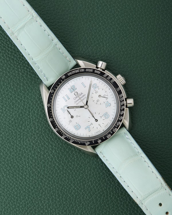 Omega Ref. 175.0041 Speedmaster Mother of Pearl Light Blue 1998 - image 2