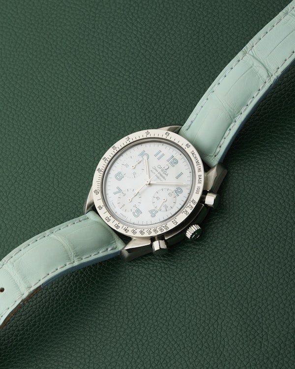 Omega Ref. 175.0041 Speedmaster Mother of Pearl Light Blue 1998 - image 8