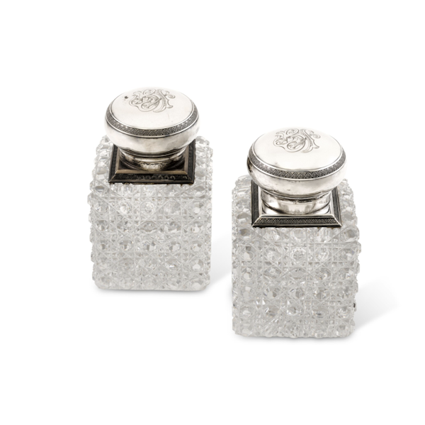 Russian silver and onyx desk set,  St Petersburg, c.1910 by V. Gordon. - image 7