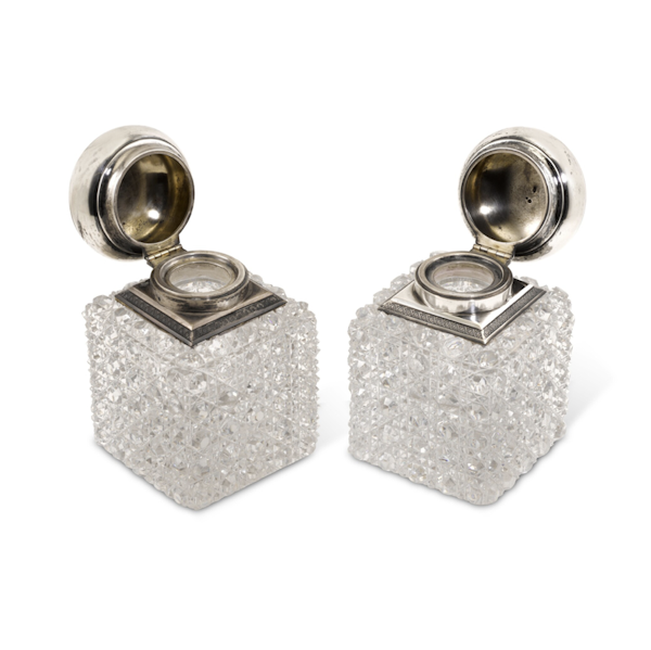 Russian silver and onyx desk set,  St Petersburg, c.1910 by V. Gordon. - image 6