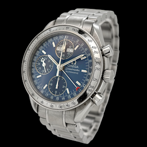 OMEGA SPEEDMASTER REDUCED TRIPLE DATE BLUE DIAL - 3523.80.00 - FULL SET 2006