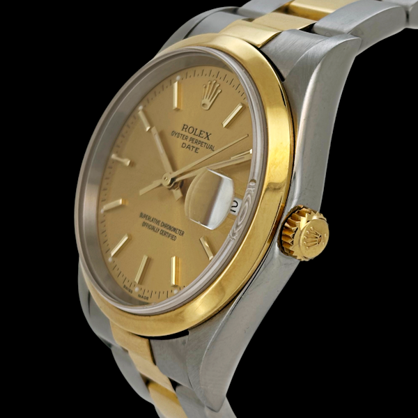 ROLEX OYSTER PERPETUAL DATE 15203 FULL SET 2004 + RSC 2016 - image 2