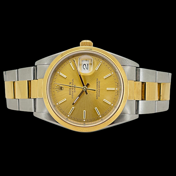 ROLEX OYSTER PERPETUAL DATE 15203 FULL SET 2004 + RSC 2016 - image 4