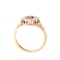 Victorian Burmese Ruby & Diamond Cluster Ring, 18ct Gold - image 2