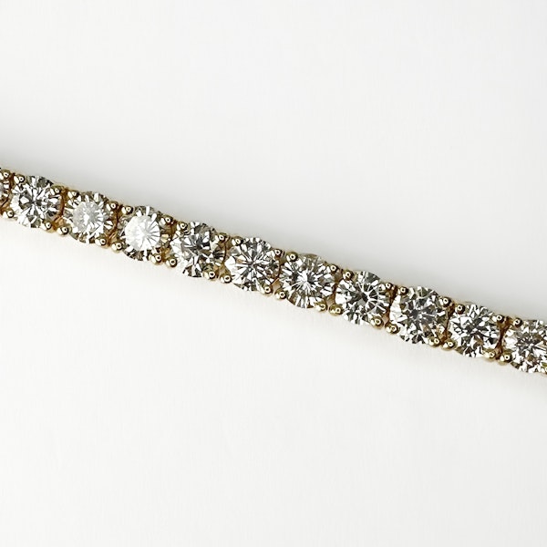 7.5ct Diamond Tennis Bracelet - Saddingtons Jewellery Stand 375 - image 2