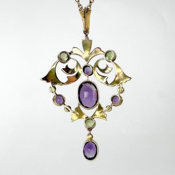 Antique Suffragette Pendant - Saddingtons Jewellery Stand 375 - image 2