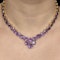 Antique Victorian Amethyst Necklace - Saddingtons Jewellery Stand 375 - image 1